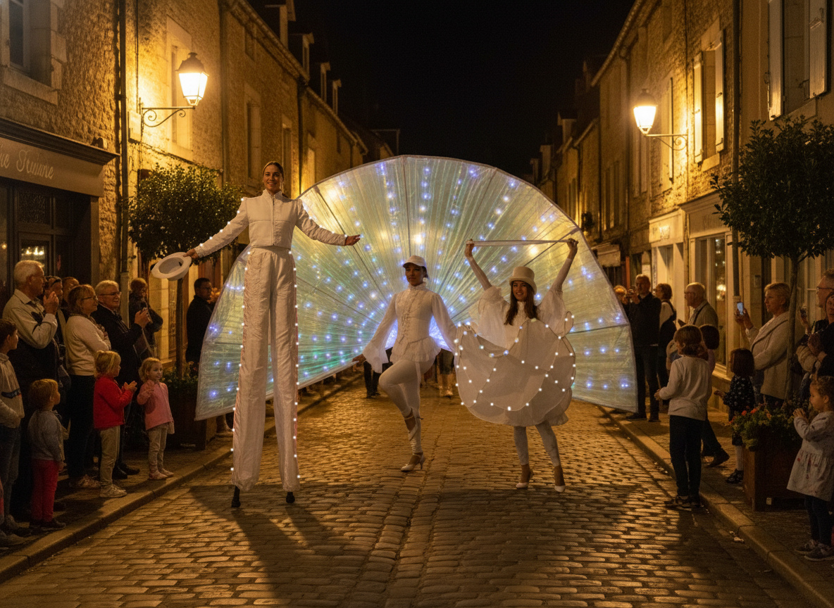 Déambulation Lumineuse Blanche